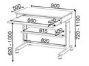 Datorbord - Twin Click 6810, bok laminat