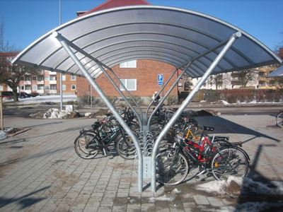 Cykelgarage Albatross, varmförzinkat