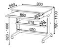 Datorbord - Twin Click 6810, bok laminat